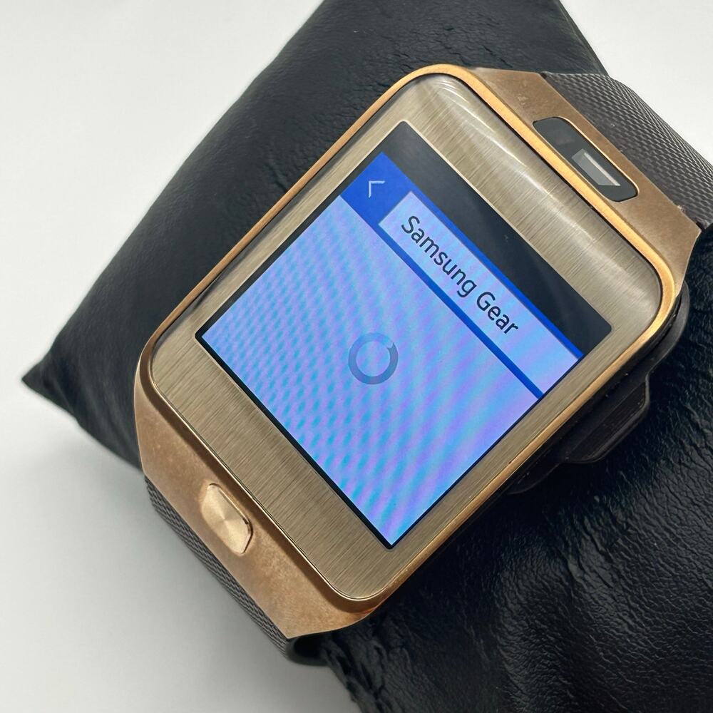 Samsung Gear 2 Rose-gold Black Smartwatch 1.63-inch Screen Front Camera - Picture 2 of 9